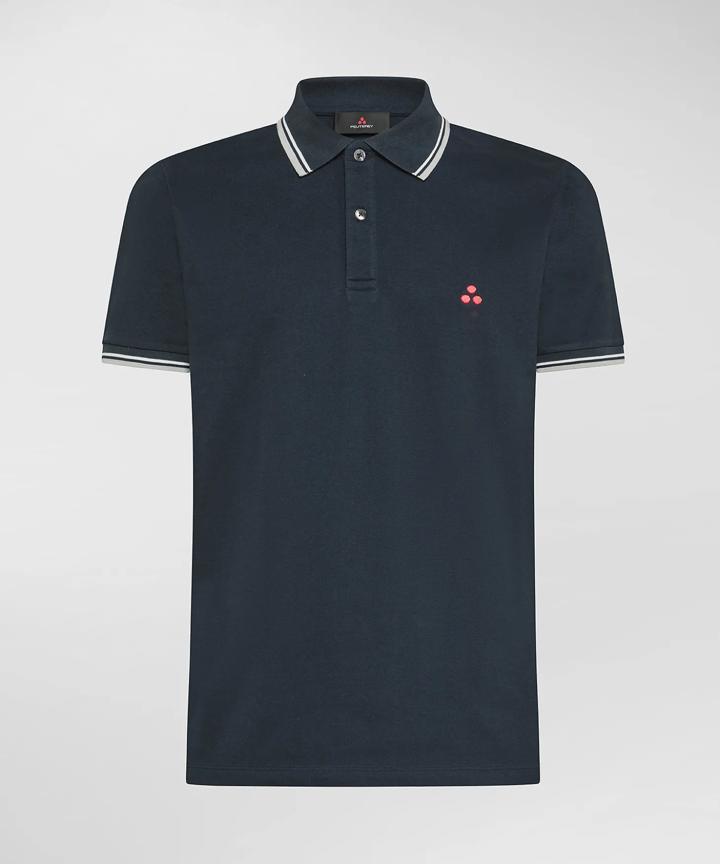 Polo in piqué di cotone stretch