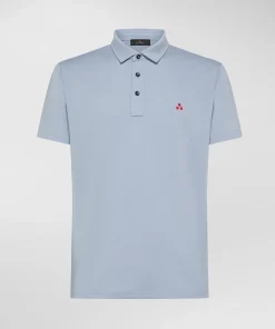 Polo in piqué di cotone stretch