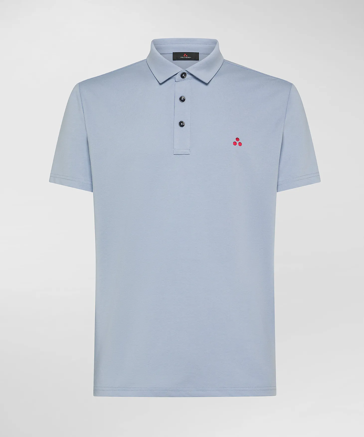 Polo in piqué di cotone stretch