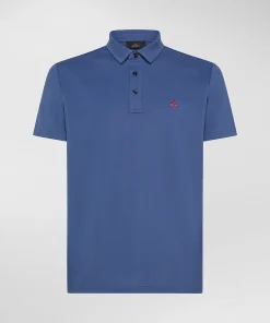 Polo in piqué di cotone stretch