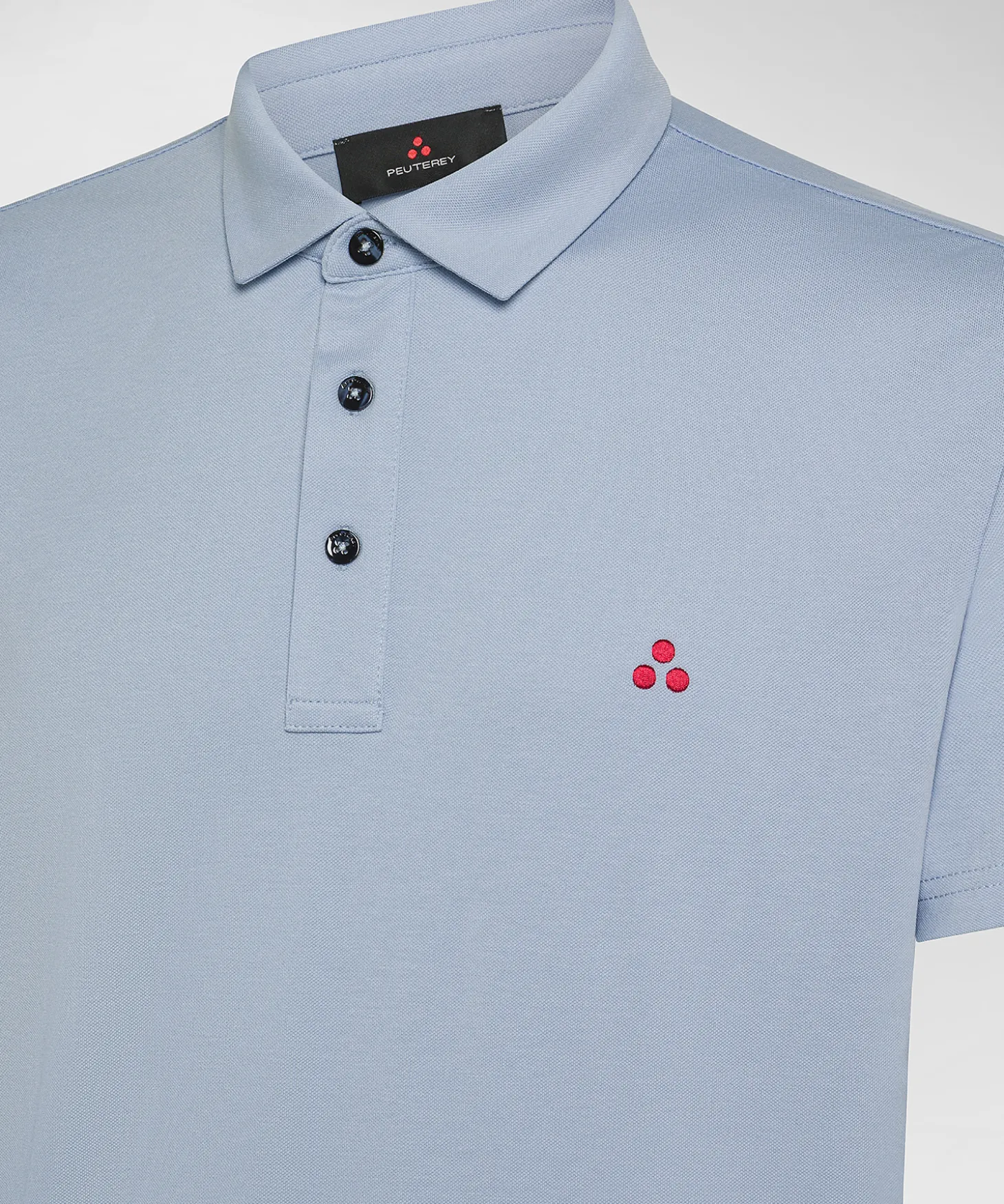 Polo in piqué di cotone stretch