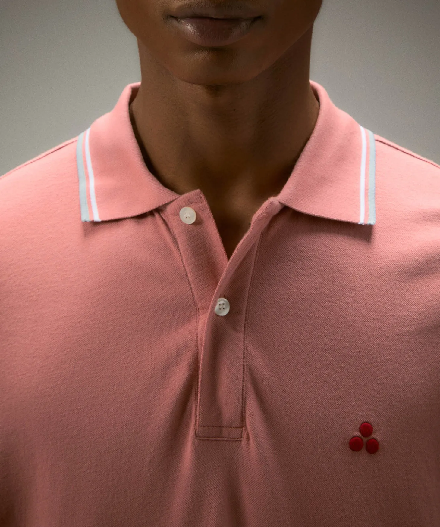 Polo in piqué di cotone stretch