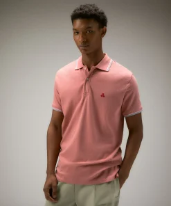 Polo in piqué di cotone stretch