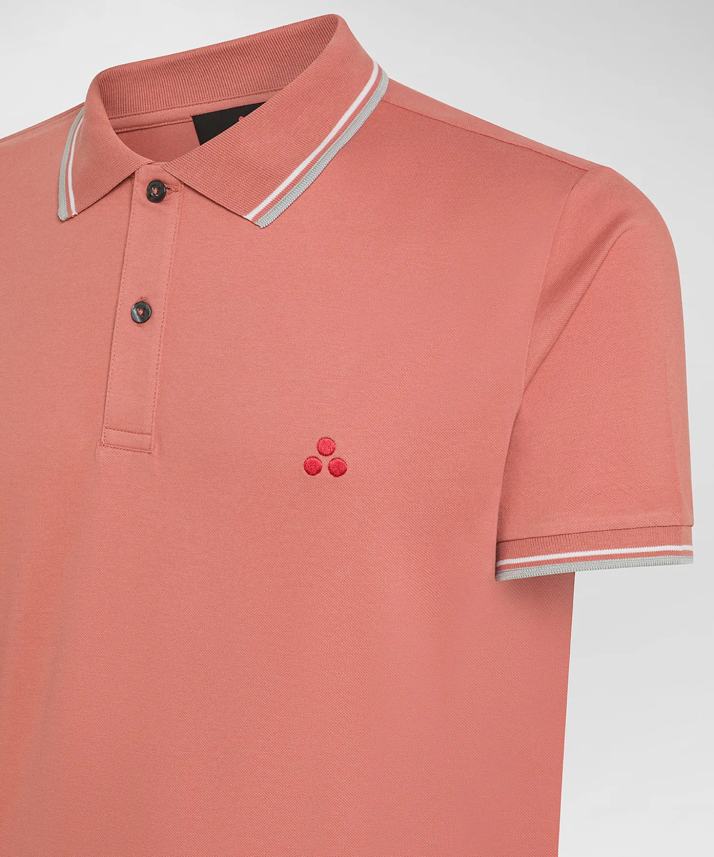 Polo in piqué di cotone stretch