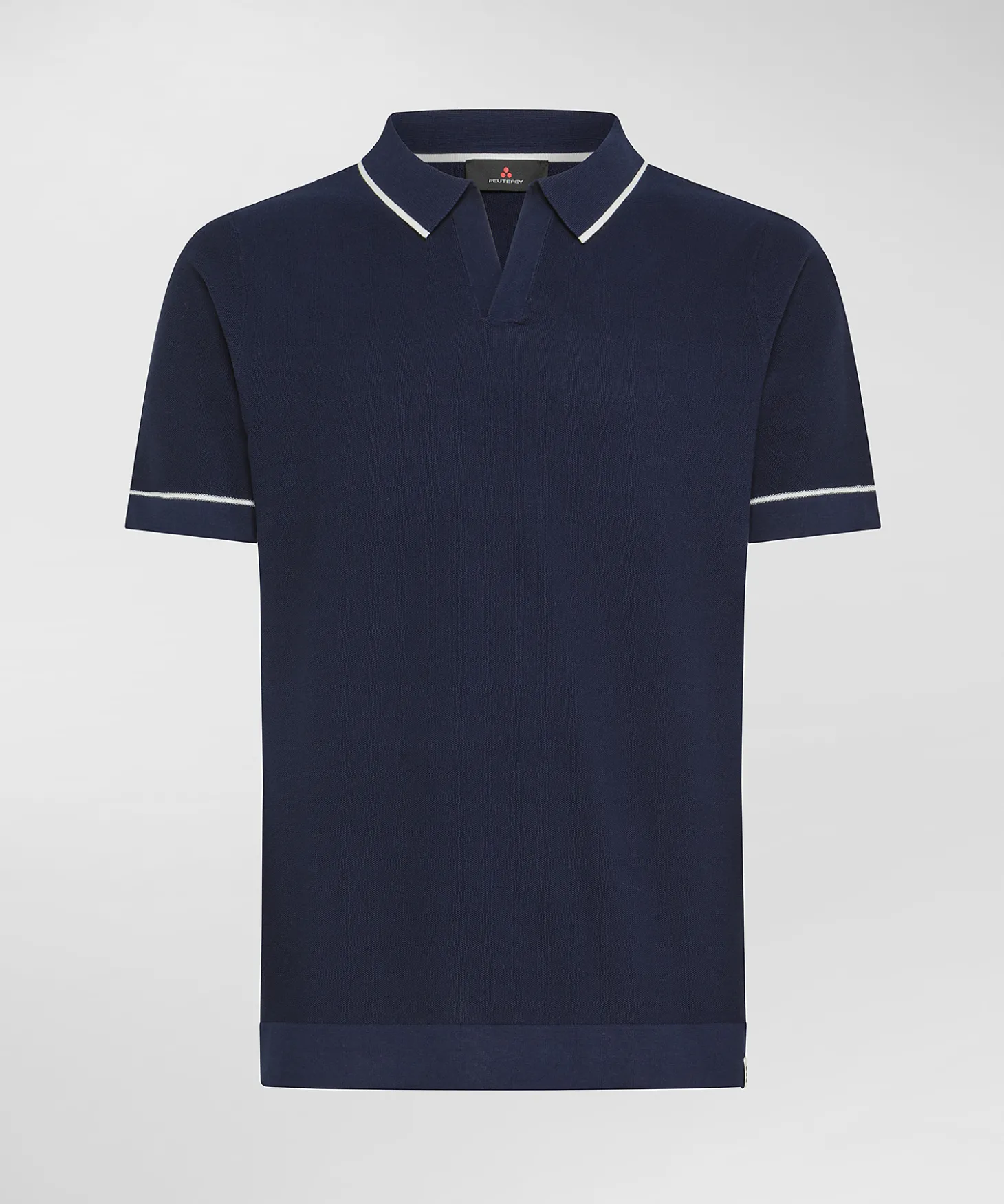 Polo in tricot 100% cotone, in punto piqué