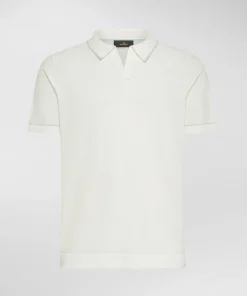 Polo in tricot 100% cotone, in punto piqué