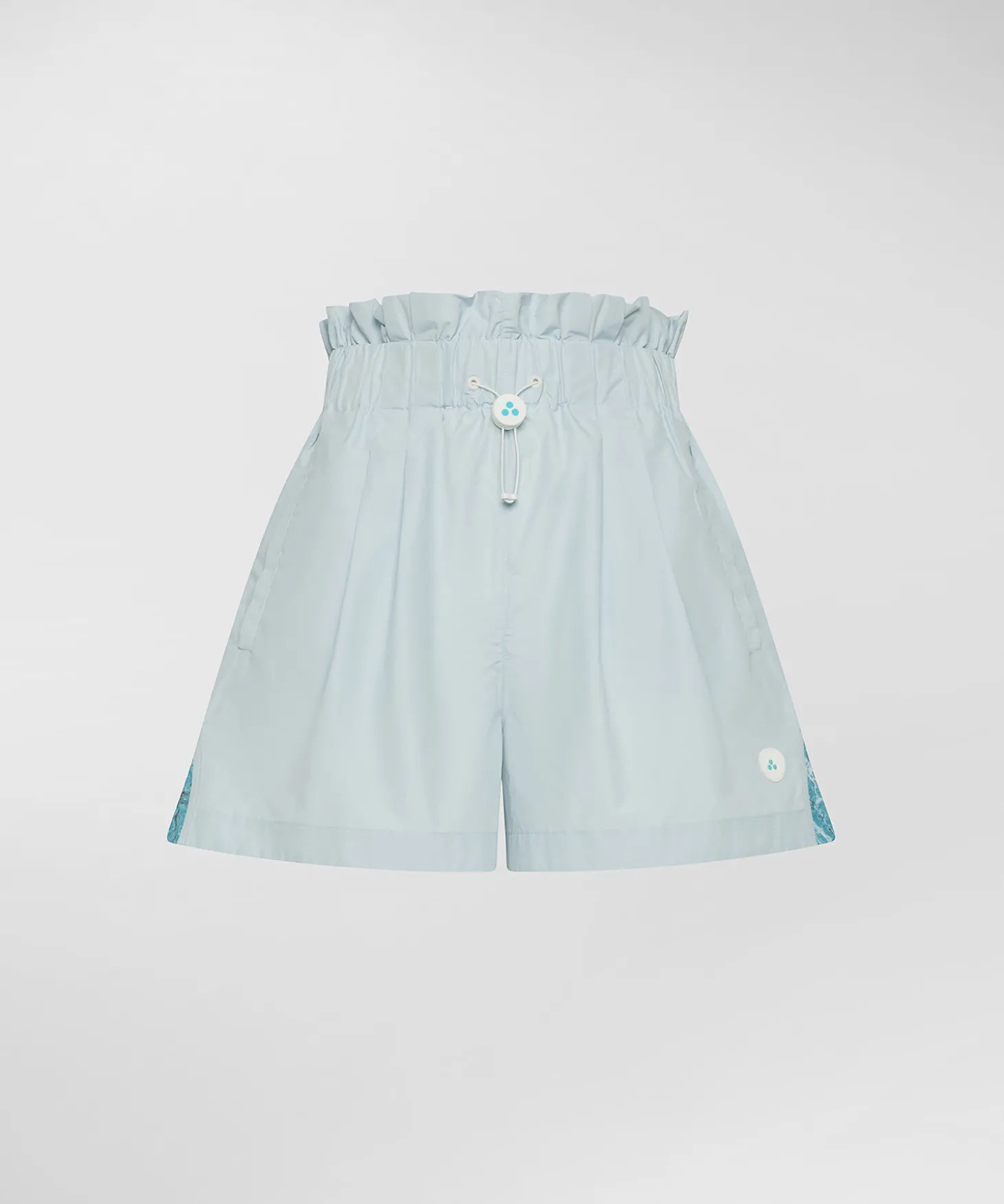 Shorts con coulisse e spacchi laterali