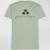 T-shirt con lettering ombreggiato in gomma
