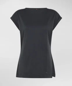 T-shirt con spacco laterale
