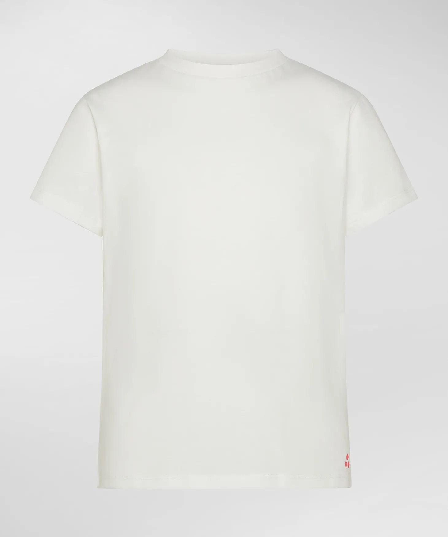T-shirt di cotone con logo ricamato