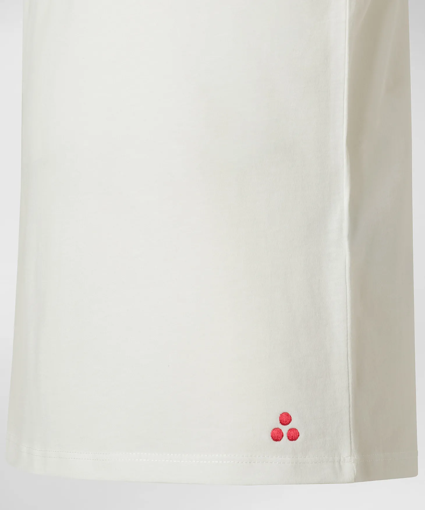 T-shirt di cotone con logo ricamato