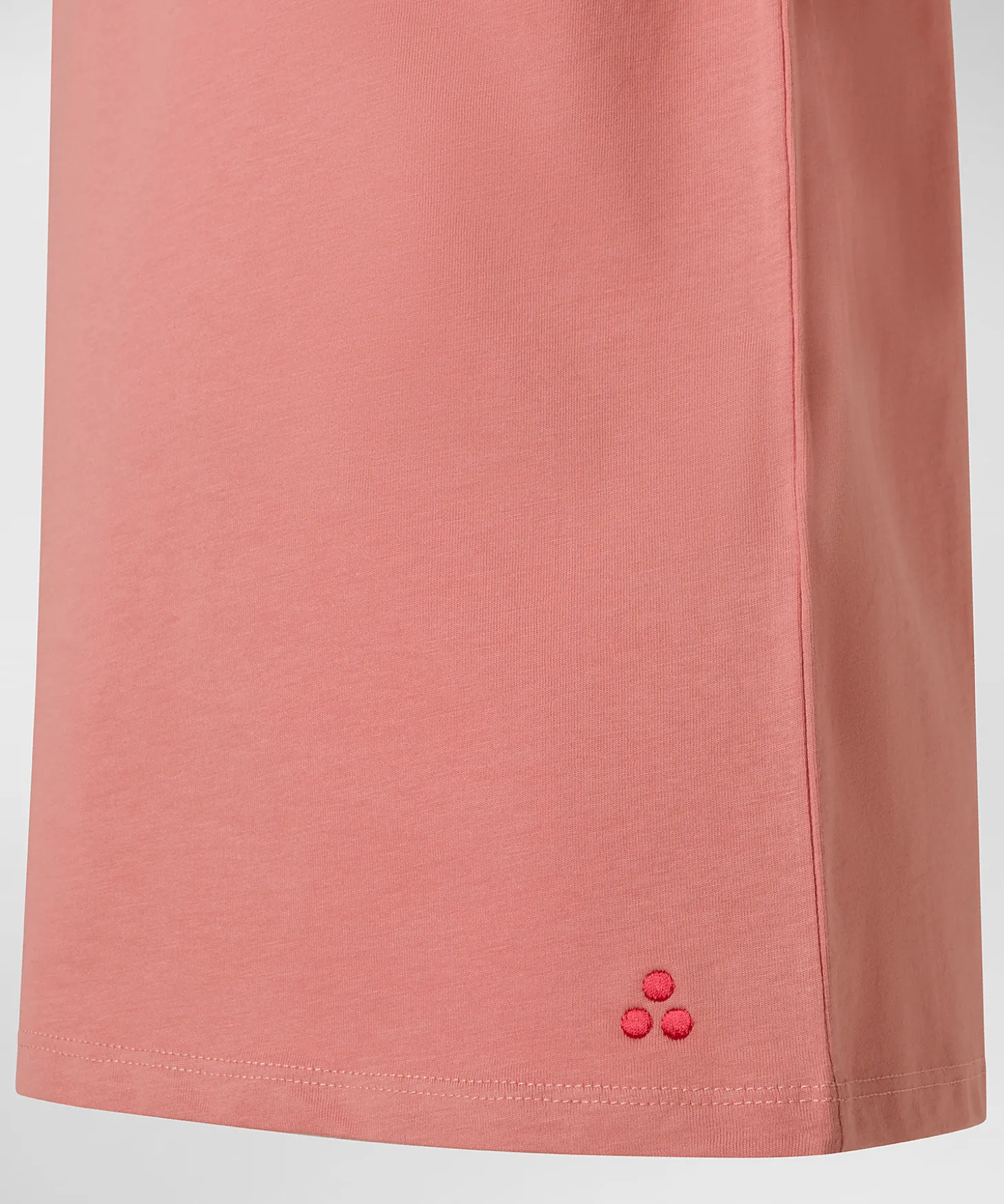 T-shirt di cotone con logo ricamato