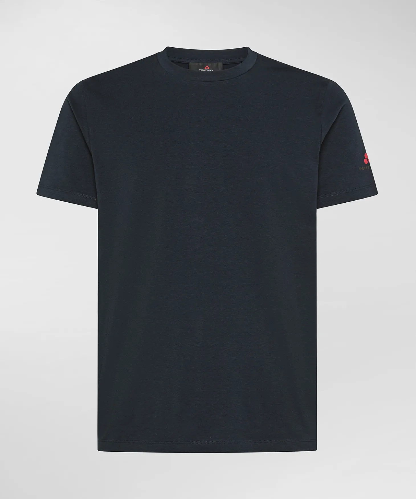 T-shirt in cotone stretch e logo stampato