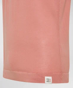 T-shirt in tricot di cotone tinto capo