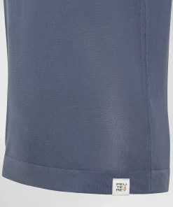 T-shirt in tricot di cotone tinto capo