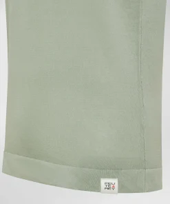 T-shirt in tricot di cotone tinto capo