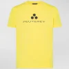 T-shirt logata di cotone