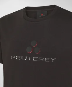 T-shirt logata di cotone