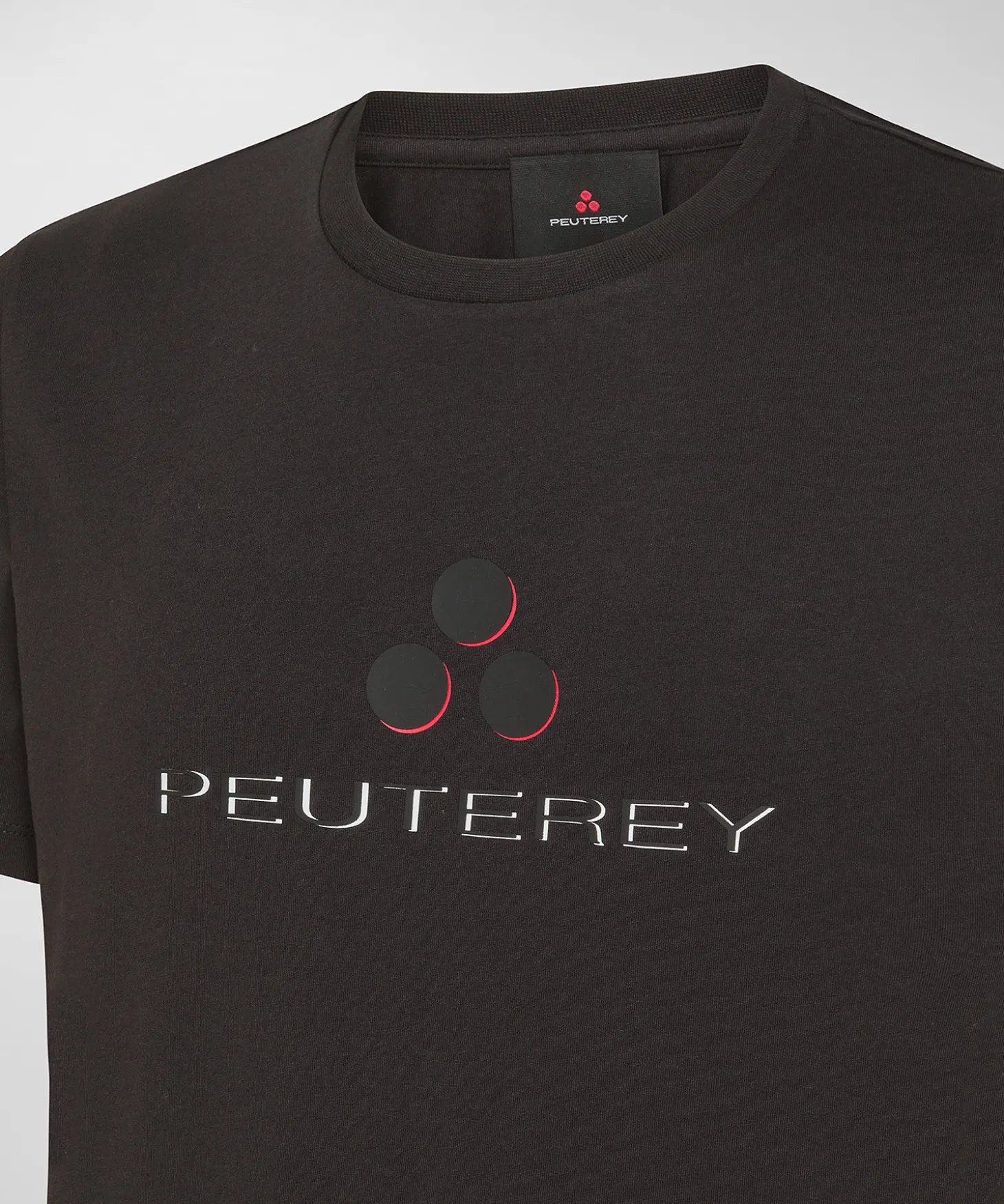 T-shirt logata di cotone