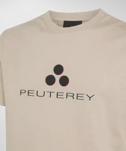 T-shirt logata di cotone