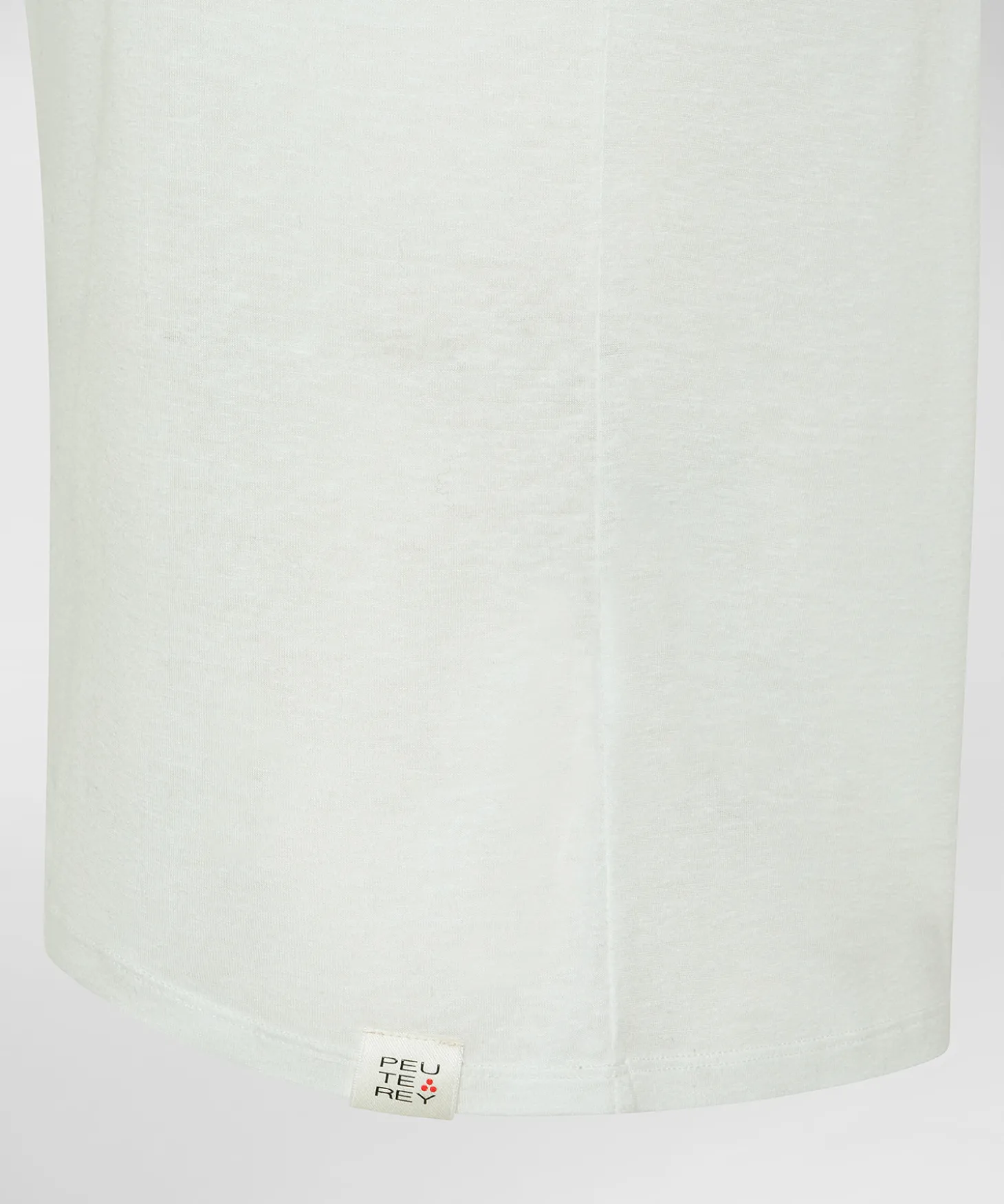 T-shirt scollo ampio lyocel e lino